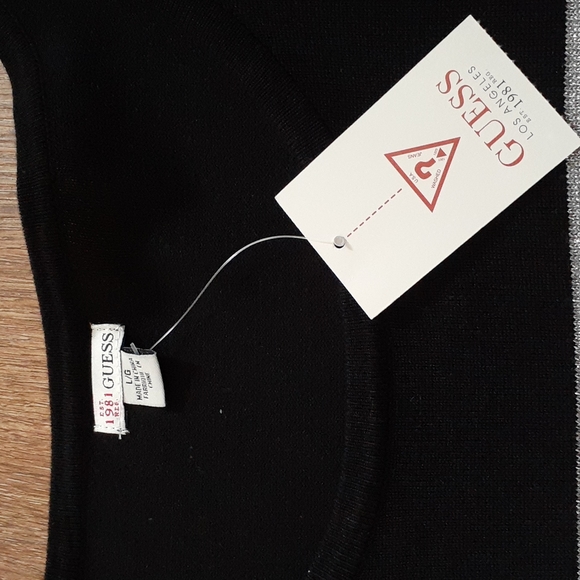 NWT Guess black and white sweater - Picture 3 of 4
